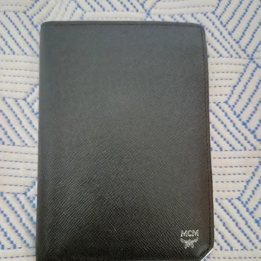 [BUNJANG] MCM Black Leather Wallet / MCM 지갑 블랙