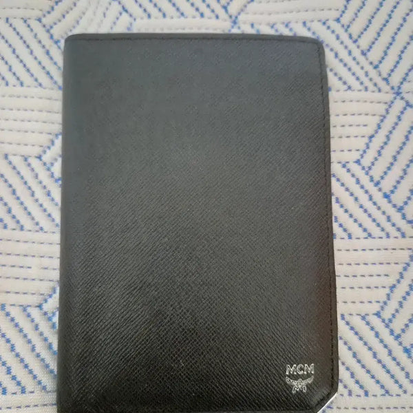 [BUNJANG] MCM Black Leather Wallet / MCM 지갑 블랙