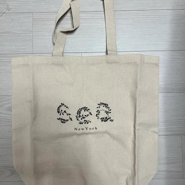 [BUNJANG] Sienyok Ivory Eco Bag / 씨뉴욕 아이보리 에코백
