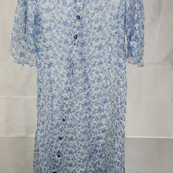 [BUNJANG] Acne Studios Blue Flower Silk Dress / Acne Studios 블루 플라워 실크 원피스