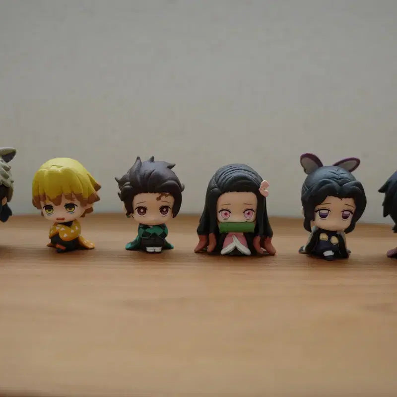 [BUNJANG] Demon Slayer 6-Character Figure Set / 귀멸의 칼날 피규어 6종 세트