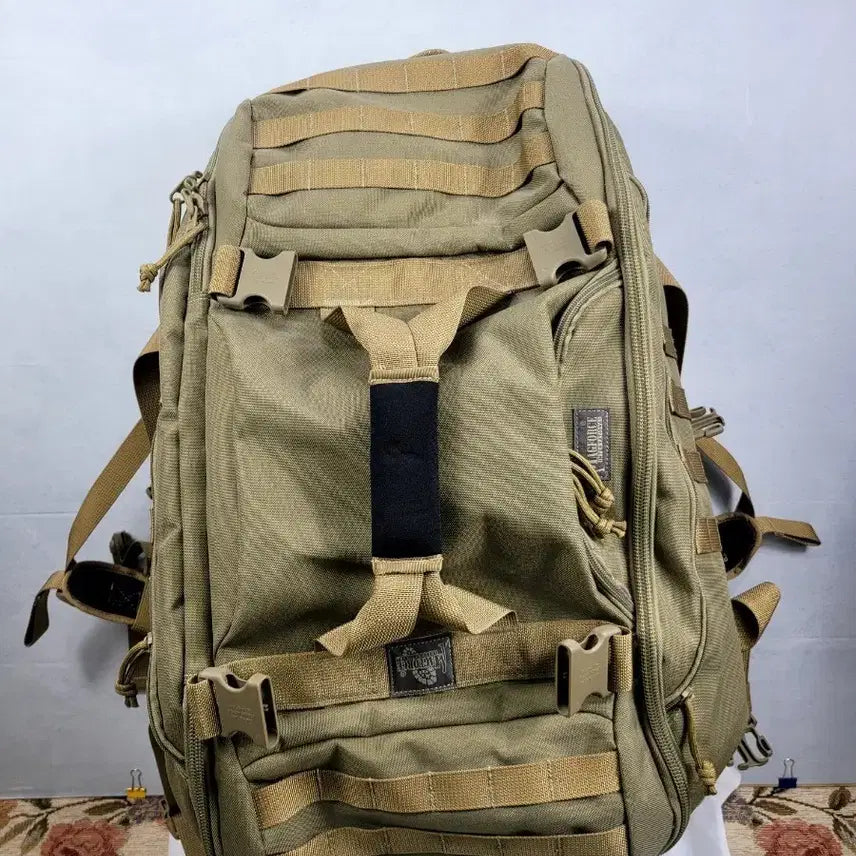 [BUNJANG] Magforce Tactical Backpack Khaki / MAGFORCE 택티컬 백팩 카키