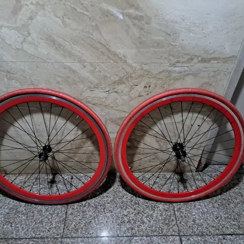 [BUNJANG] Red Wheelset / 빨간색 휠셋 ㅍㅍ