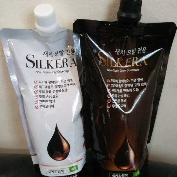 [BUNJANG] Silquera Hair Dye for Gray Hair / 실케라 새치 모발 전용 염색약