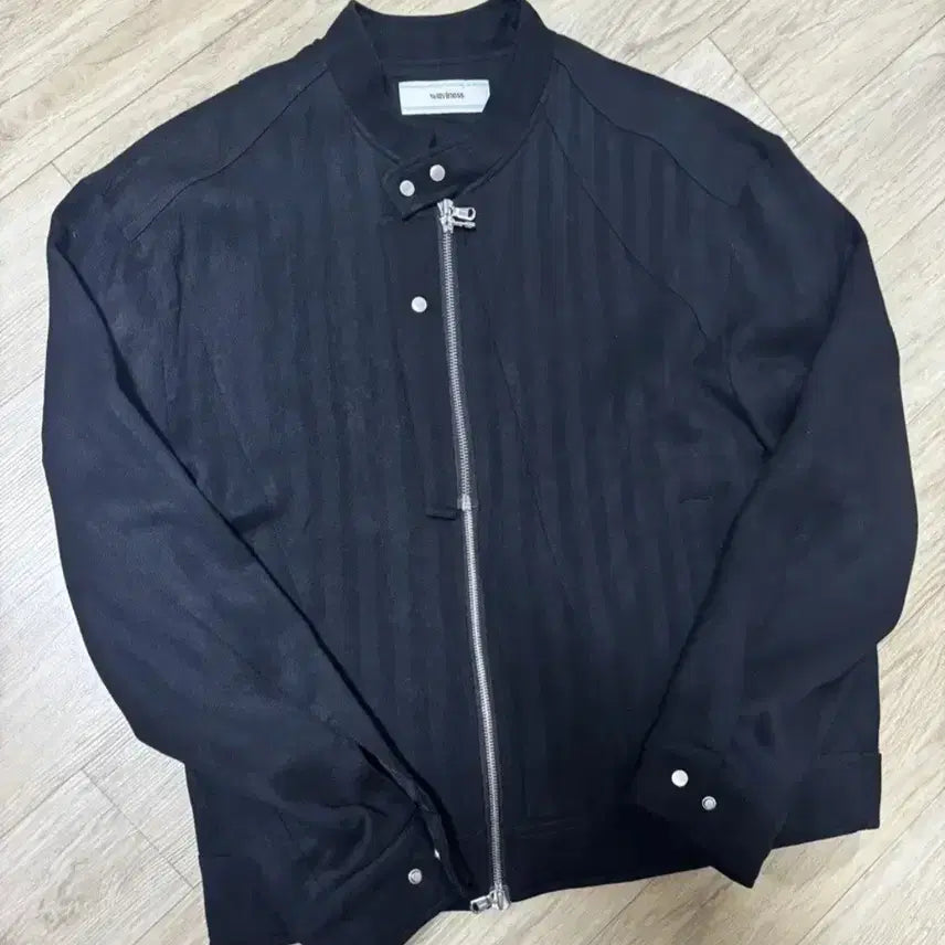 [BUNJANG] WAVYNESS Oblique Racer Jacket / 웨이비니스 오블리크 레이서자켓