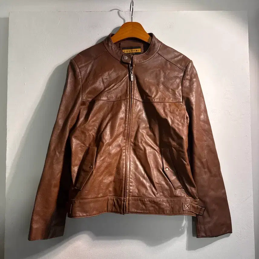 [BUNJANG] YOUNGMI Lambskin Leather Jacket / 양가죽 자켓 77 C646