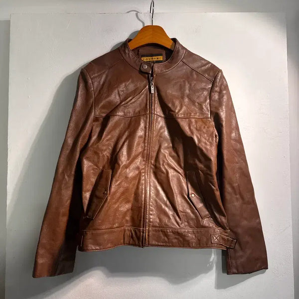 [BUNJANG] YOUNGMI Lambskin Leather Jacket / 양가죽 자켓 77 C646