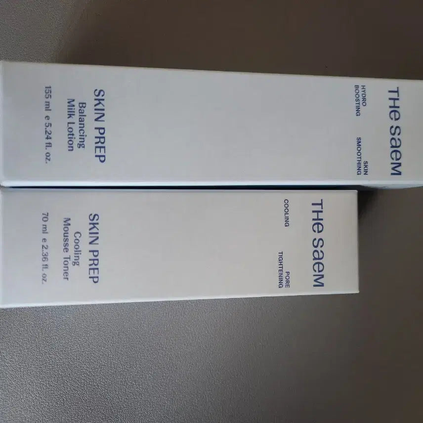 [BUNJANG] The Saem Skin Prep Balancing Milk Lotion 155ml + Cooling Mousse Toner 70ml Set / 더샘 스킨프렙 밸런싱 밀크 로션 155ml + 쿨링 무스 토너 70ml