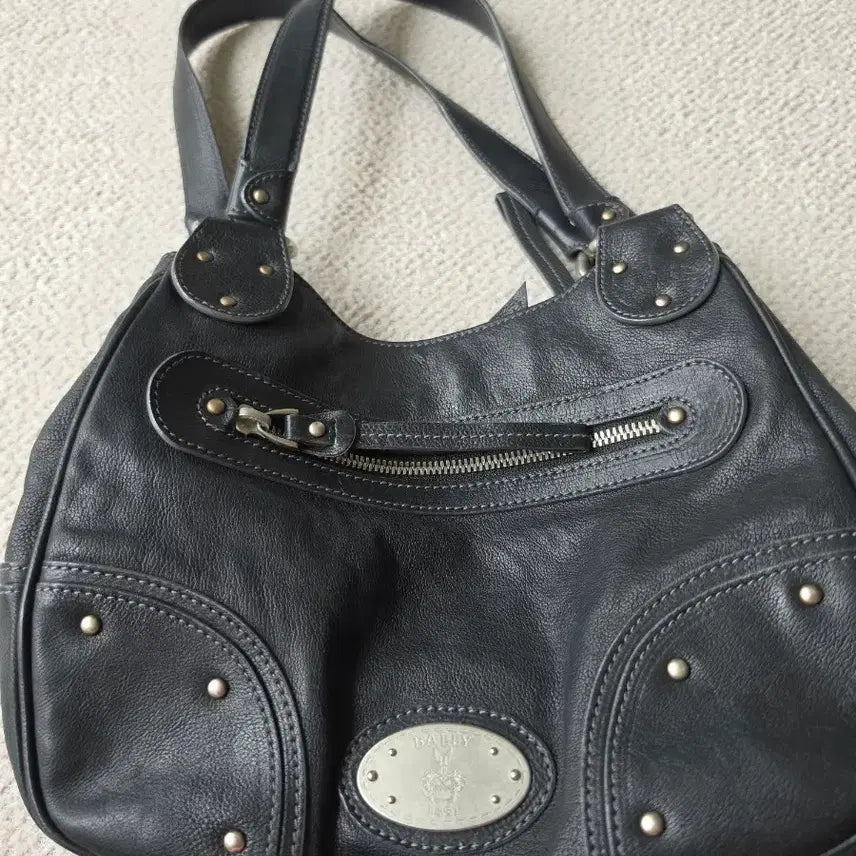 [BUNJANG] Bally Black Leather Shoulder Bag / BALLY 발리 블랙 레더 숄더백