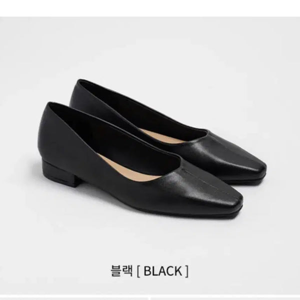 [BUNJANG] Chakhan Good Shoes Shamont Pumps Flats Black 245 / [새상품] 착한구두 샤몬트 펌프스 플랫