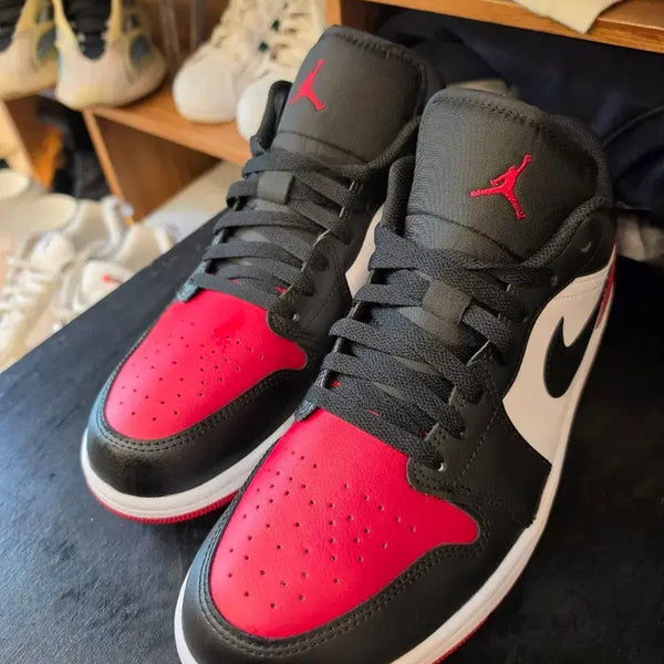 [BUNJANG] Nike Jordan 1 Low White Varsity Red / 조던 1 로우 화이트 바시티 레드