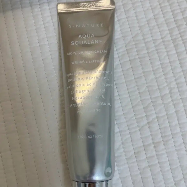 [BUNJANG] S Nature Aqua Squalane Moisturizing Cream 60ml / 에스네이쳐 아쿠아 스쿠알란 모이스처라이징 크림 60ml
