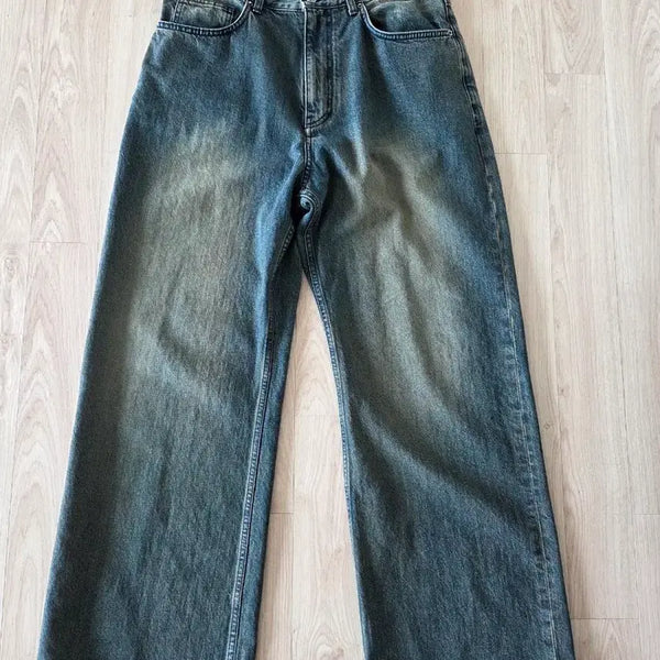 [BUNJANG] Bellier True Wide Denim Vintage Indigo W32/L30 / [W32/L30] 벨리에 트루와이드 데님 빈티지 인디고 25ss