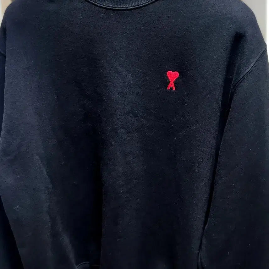 [BUNJANG] AMI Heart Logo Sweatshirt XL / [급처]아미 맨투맨(새상품급)