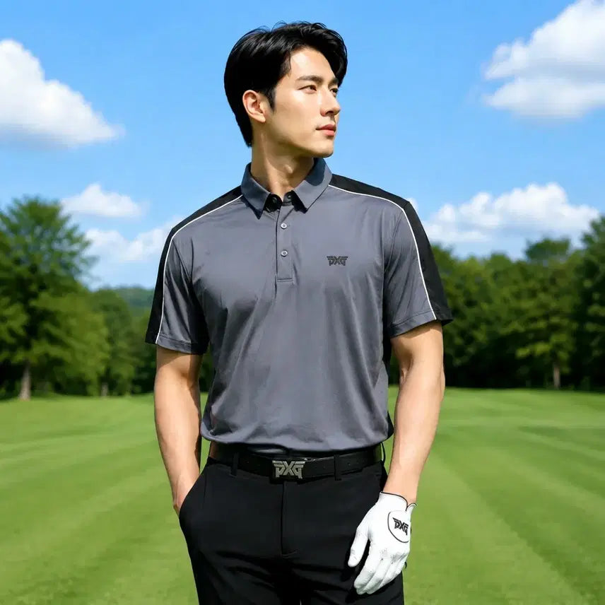 [BUNJANG] PXG Men's Golf Polo Shirt (2XL / XL-Plus) / [정품/빅사이즈] PXG 남성 골프 반팔 폴로 (2XL / 실측 135)