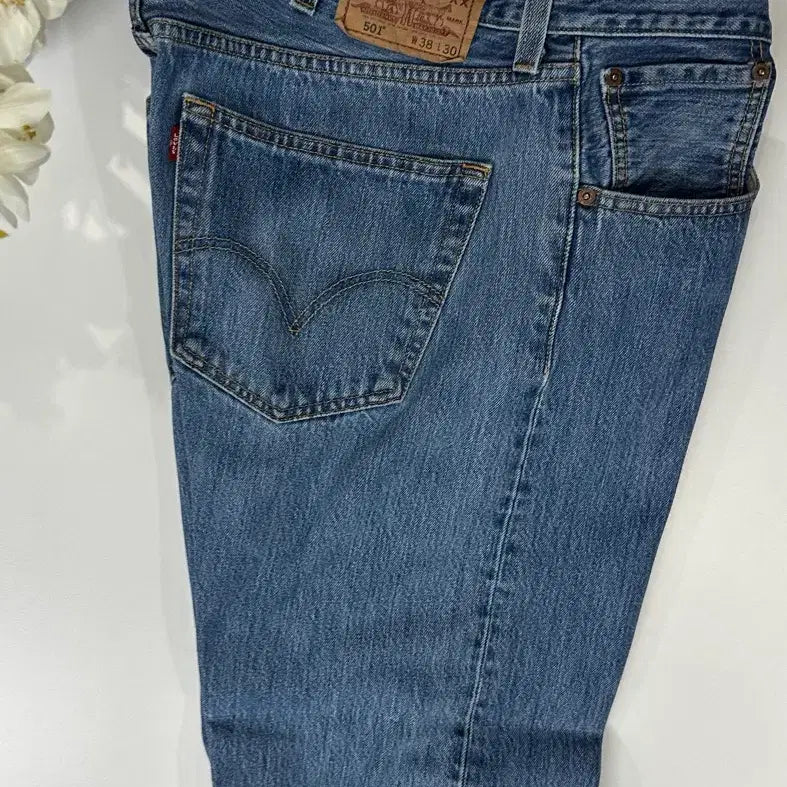 [BUNJANG] Levi's 501 Regular Fit Vintage Denim Pants / 리바이스 501 레귤러 핏 빈티지 데님 팬츠 38