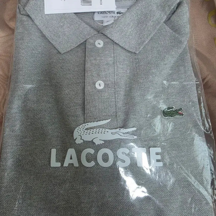 [BUNJANG] Lacoste PK Short Sleeve Polo Shirt Grey XL / [정품 새상품] 라코스테 PK 반팔 카라티 그레이 6 xl