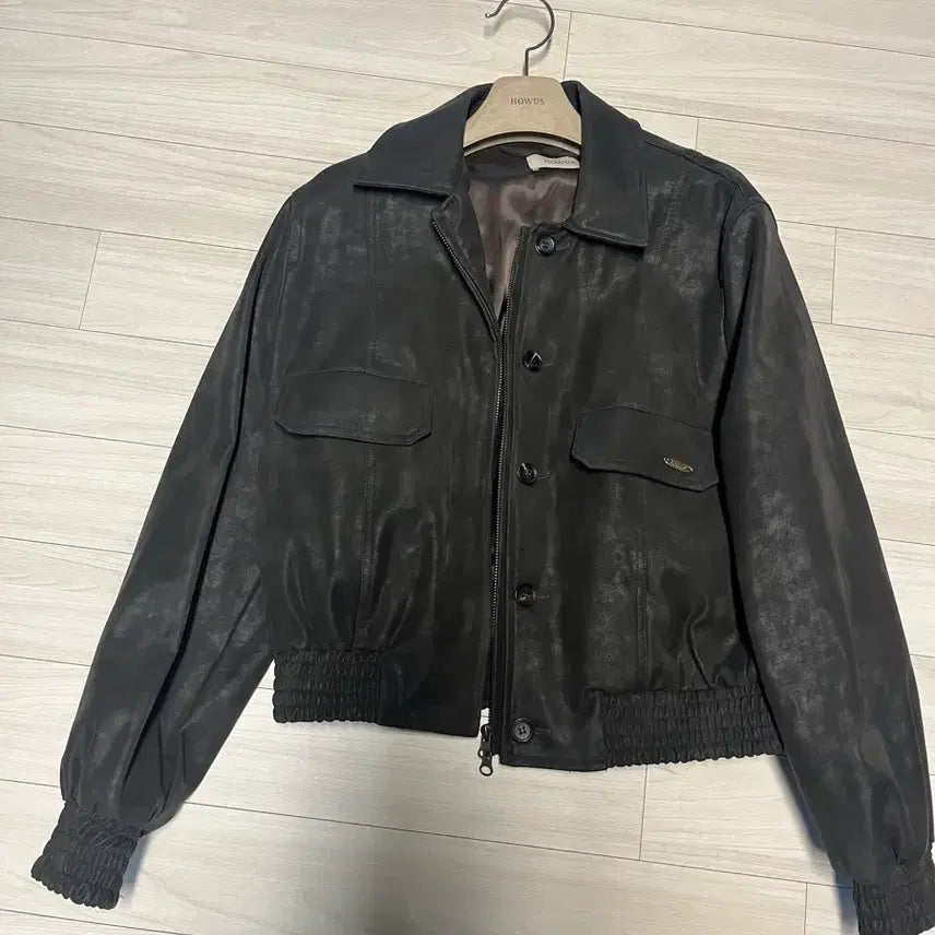 [BUNJANG] HOW WAS Vok Pocket Leather Blouson / 호와스 Vok Pocket Leather Blouson