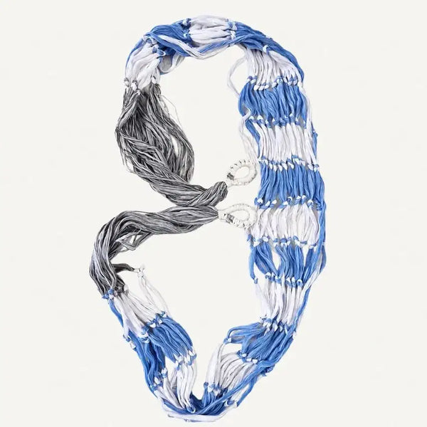 [BUNJANG] Large Hammock Chair - Blue/White / 새상품 해먹의자 그네해먹 해먹체어