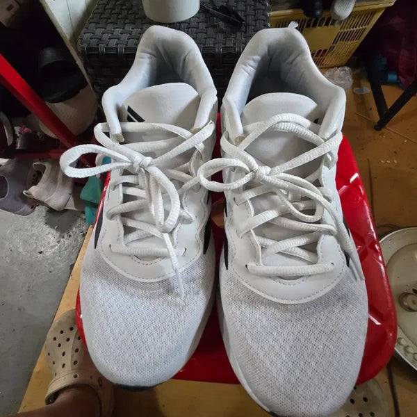 [BUNJANG] Adidas White Canvas Sneakers / 아디다스 운동화 화이트