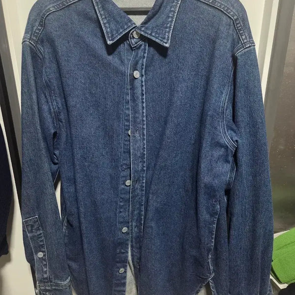 [BUNJANG] Time Homme Denim Shirt Size 95 / 타임옴므 데님 셔츠 95사이즈