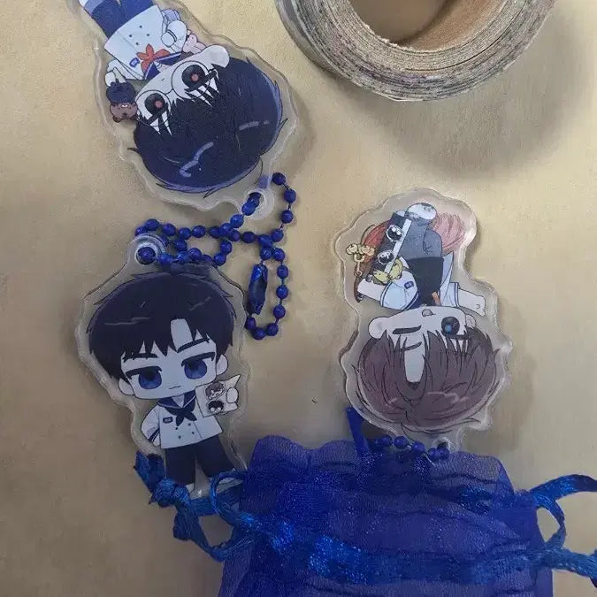 [BUNJANG] Ghost Story Office Horror Club HYUNMOO 1 Team Photo Book Keyring 3 Types + Masking Tape Bundle Set / 미사용) 괴담출근 현무1팀 화보전 키링3종+마스킹테이프 일괄
