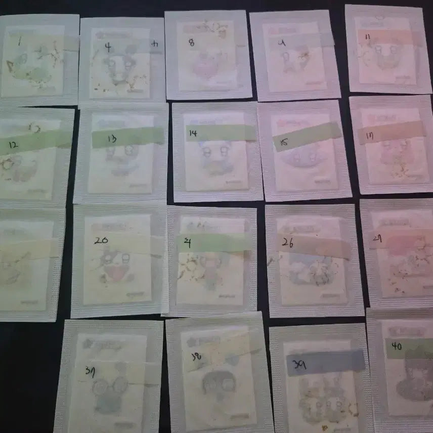 [BUNJANG] HooHooBee Sticker Collection Set / 후후이 띠부씰 19종 일괄 판매