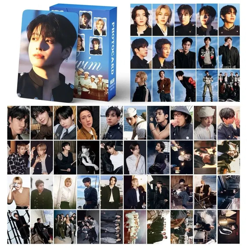 [BUNJANG] BTS Photocard 55 ea & Mini Sticker 72 ea Set / BTS 포카 55장 & 미니 스티커 72장