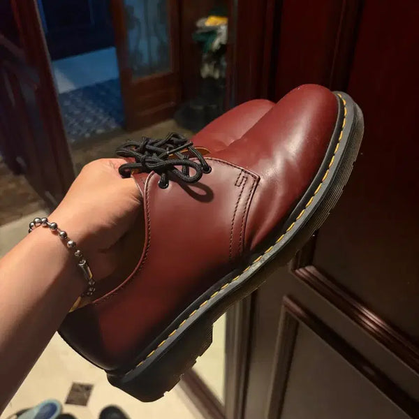 [BUNJANG] Dr. Martens 1461 Cherry Red 3-Eye Shoes / 닥터마틴 1461 체리레드 280