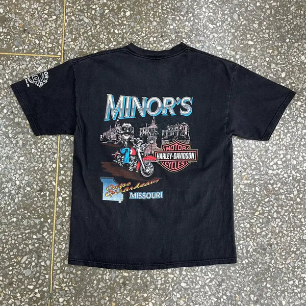 [BUNJANG] Early 00s Harley Davidson Faded T-Shirt L / Early 00s USA 할리데이비슨 페이디드 티셔츠 L