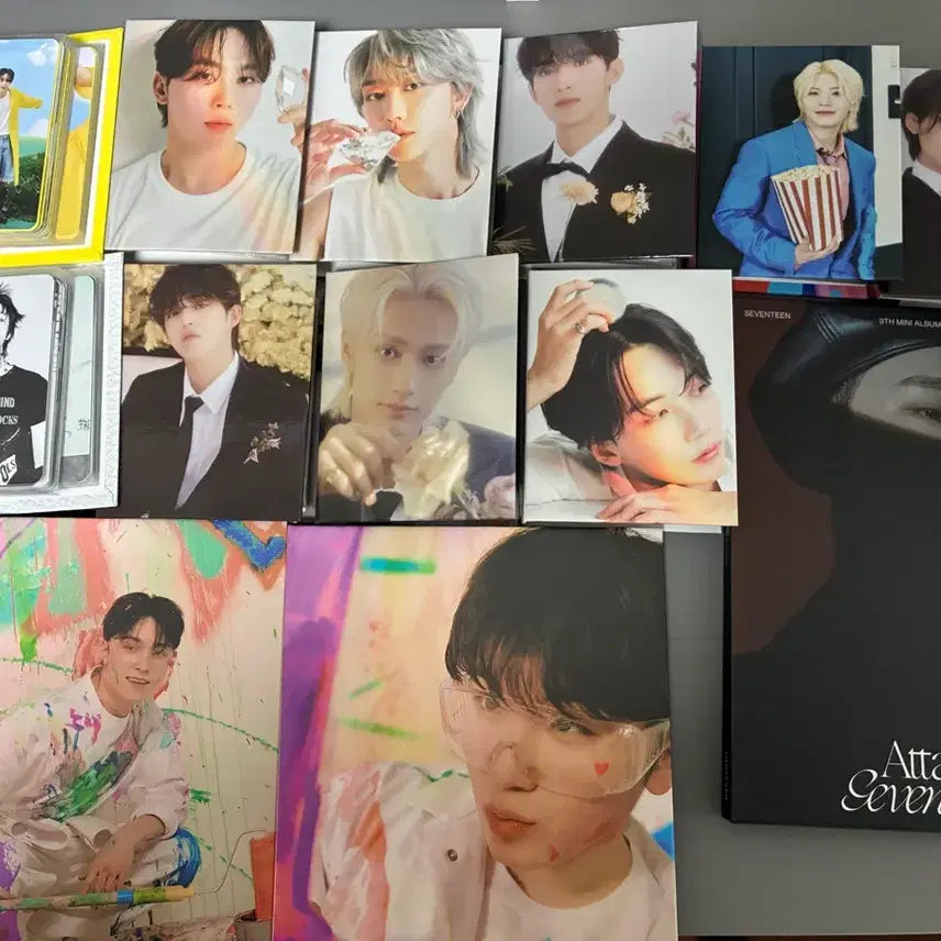 [BUNJANG] Seventeen Bundle Set 10th Anniversary Carat Bong, Photocard, Poster, Carat Version, Unofficial Goods / 세븐틴 굿즈 일괄 판매
