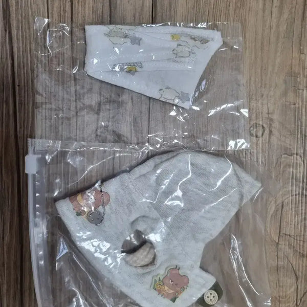 [BUNJANG] Tot's Rabbit Bear Milk Bear 20cm Doll Outer Vest / 토토즈 래빗베어 우유곰 아우터 조끼 20cm 인형옷
