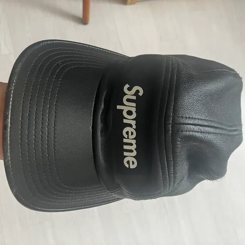 [BUNJANG] Supreme Leather Camp Cap / 슈프림 레더 캠프캡