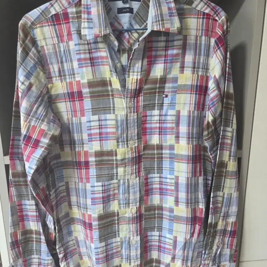 [BUNJANG] Tommy Hilfiger Checkered Shirt / 타미힐피거 체크 남방 셔츠