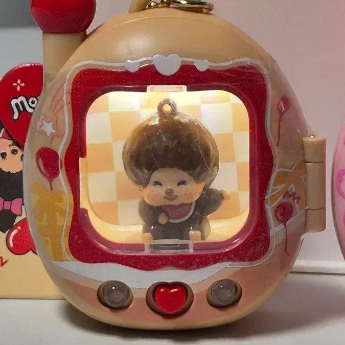 [BUNJANG] Monchhichi Tamagotchi LED Light Keyring / *5개남음 새상품 몬치치 다마고치 led 조명 키링