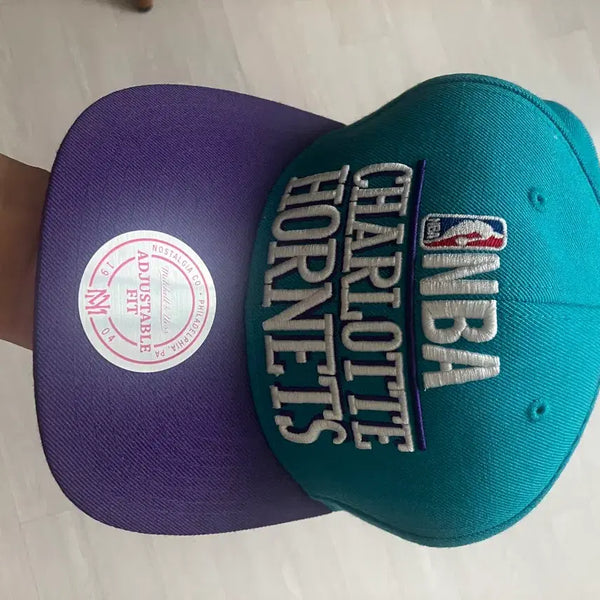 [BUNJANG] Mitchell & Ness Charlotte Hornets NBA Cap / 미첼엔네스 모자