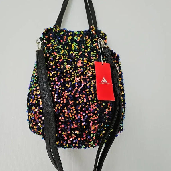 [BUNJANG] Multi Sequin Tote Bag / 멀티 스팽글 4계절가방 새상품