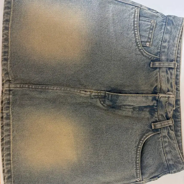 [BUNJANG] Denim Mini Skirt (New) / 청치마(새상품)