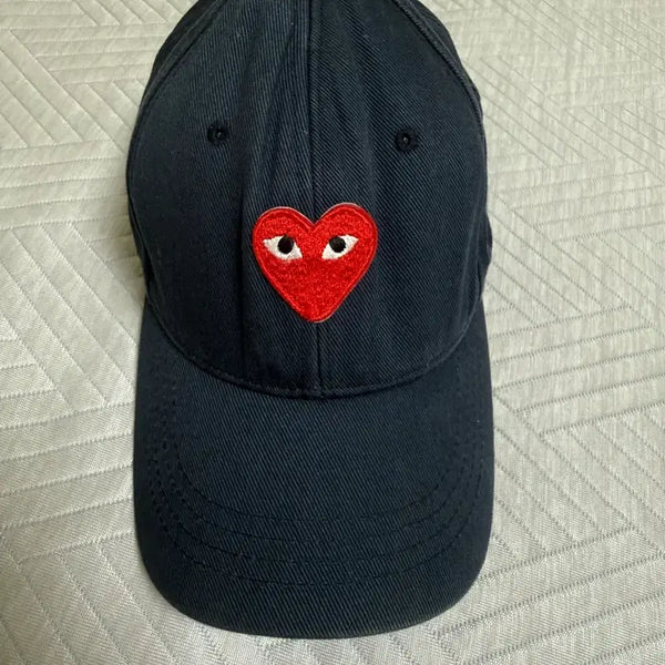[BUNJANG] Comme des Garçons Play Navy Ball Cap / 꼼데가르송 플레이 볼캡 네이비
