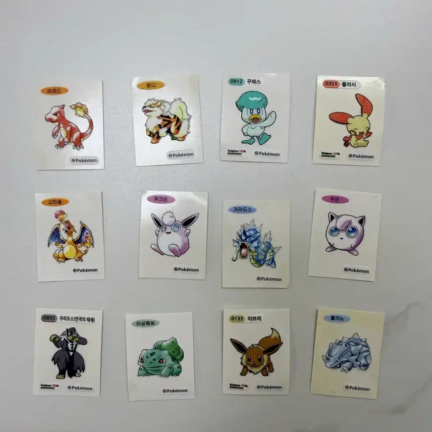 [BUNJANG] Pokemon Sticker Collection / 포켓몬 띠부실