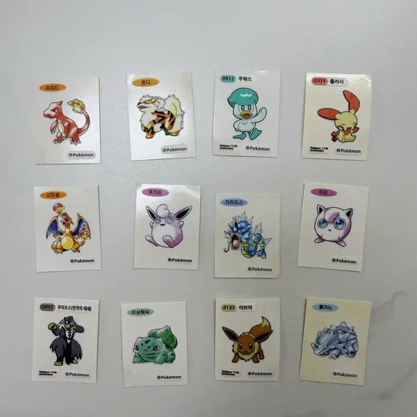 [BUNJANG] Pokemon Sticker Collection / 포켓몬 띠부실