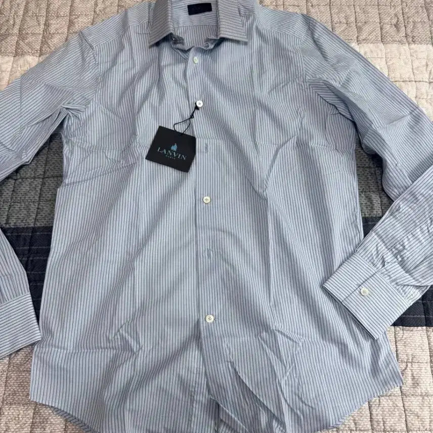 [BUNJANG] Lanvin Men's Striped Shirt (M) / 랑방 남성 스트라이프 셔츠 39/15 1/2 (M) 새상품 "정품" It