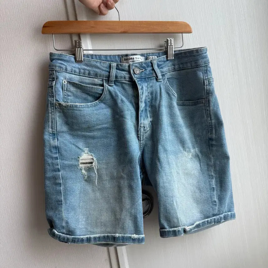 [BUNJANG] Bershka Men's Denim Shorts - Size 30 / Bershka 버쉬카 남성 데님 반바지 30
