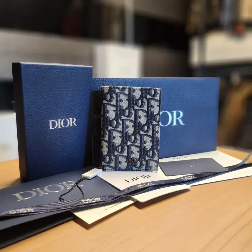 [BUNJANG] Dior Oblique Organizer Card Holder / [새상품급/풀구성]디올 오블리크 오거나이저 카드지갑