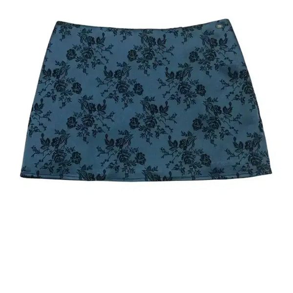 [BUNJANG] Pale J F/W Flower Jacquard Satin Mini Skirt / 페일제이드 플라워 자가드 새틴 미니 스커트