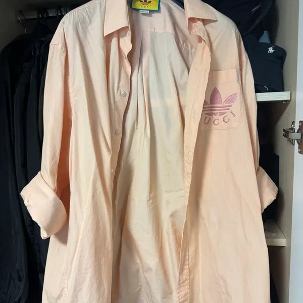 [BUNJANG] Gucci x Adidas Oversized Shirt / 구찌 아디다스 오버 셔츠