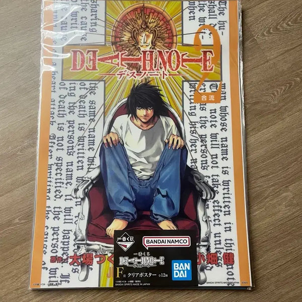 [BUNJANG] Death Note L Clear Poster (Vol. 2 Cover) / 데스노트 L 클리어 포스터 제일복권 2권 엘 표지