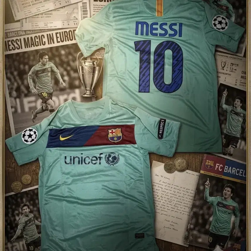 [BUNJANG] Barcelona 2010/11 Messi Away Short Sleeve Jersey / 라리가 10/11 바르셀로나 메시 어웨이 반팔유니폼 팝니다