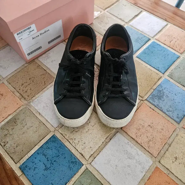 [BUNJANG] Imported Leather Sneakers / 가죽 수입 스니커즈