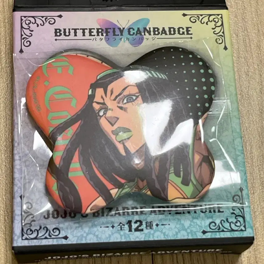 [BUNJANG] JoJo's Bizarre Adventure Butterfly Can Badge / 죠죠의 기묘한 모험 버터플라이 캔뱃지